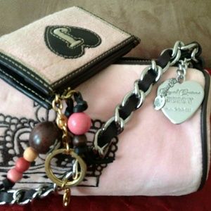 JUICEY COUTURE PINK BAG W COIN PURSE